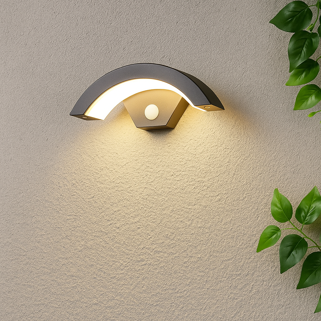 Moderne IP65 LED Buitenlamp met Bewegingssensor