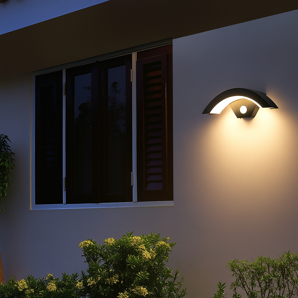 Moderne IP65 LED Buitenlamp met Bewegingssensor