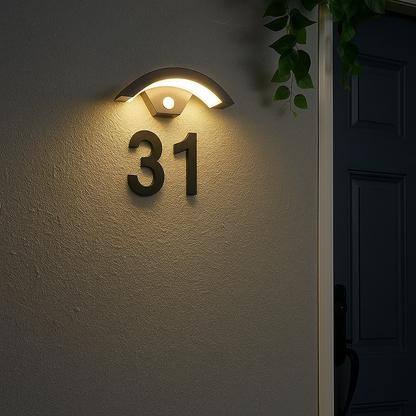 Moderne IP65 LED Buitenlamp met Bewegingssensor