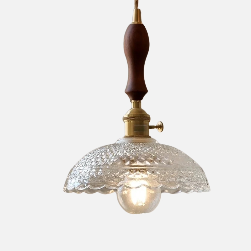 Klassiek Glazen Bloem Hanglamp