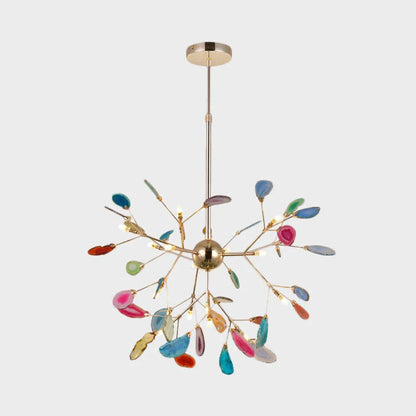 Aurora Bloom Luxe Retro Agaten Kroonluchter