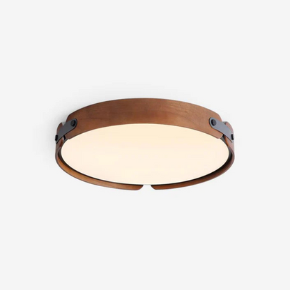 Moderne Wabi-Sabi Houten Plafondlamp