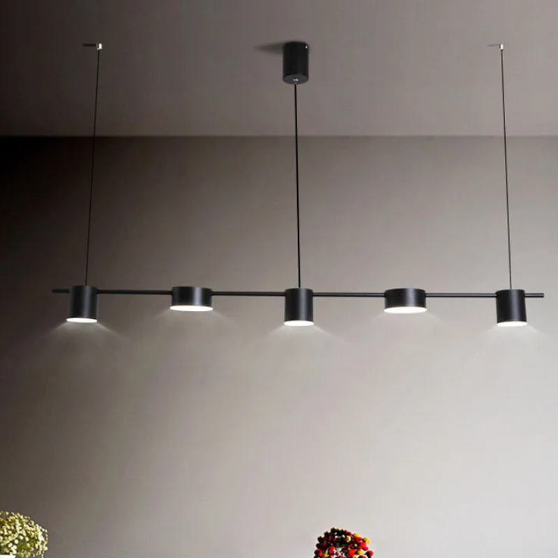 Aurora Lineaire Hanglamp met Minimalistische Koppen