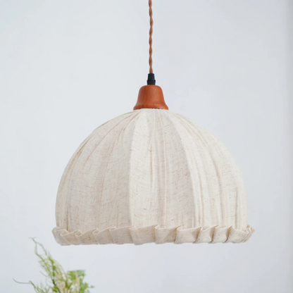 Vintage Boho Koepelvorm Hanglamp in Japanse Stijl