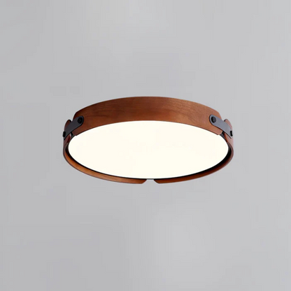 Moderne Wabi-Sabi Houten Plafondlamp