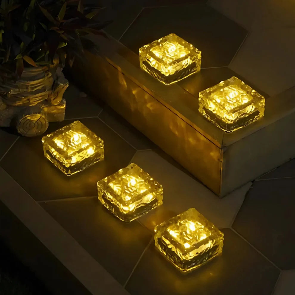 Moderne EverFrost Ijskristal Solar Steenlamp