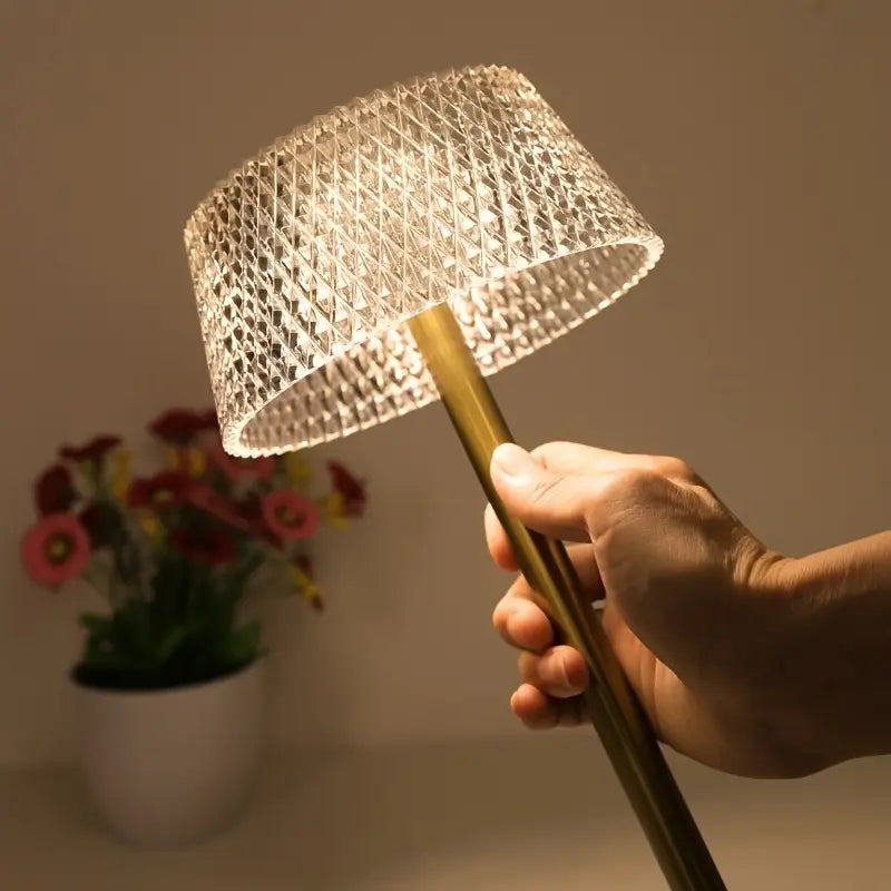 Moderne LED Kristallen Tafellamp met Touchbediening