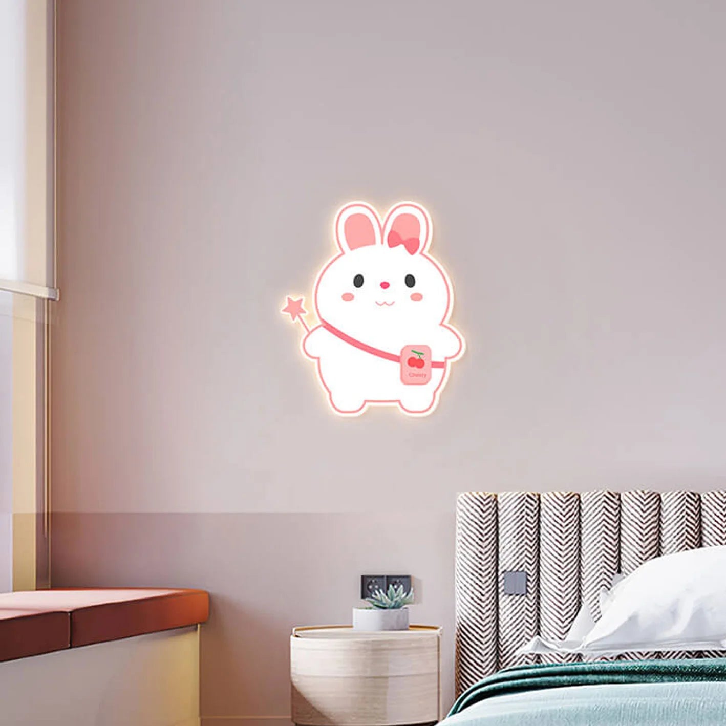 Creatieve Konijn & Eenhoorn Design LED Wandlamp