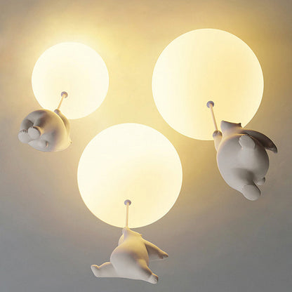 Taavita Kleine Beer Balvorm Plafondlamp