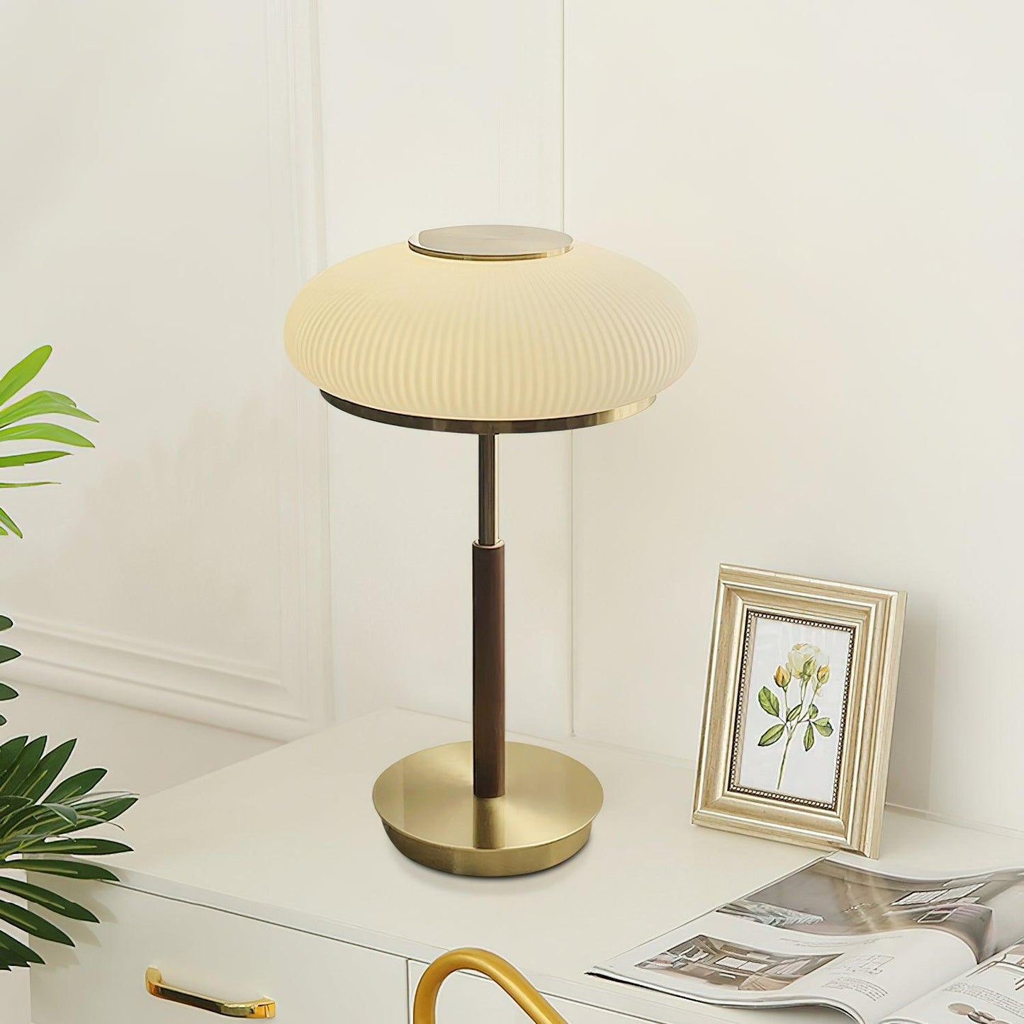 Matsutake Tafellamp Retro Elegantie met Warme Sfeer