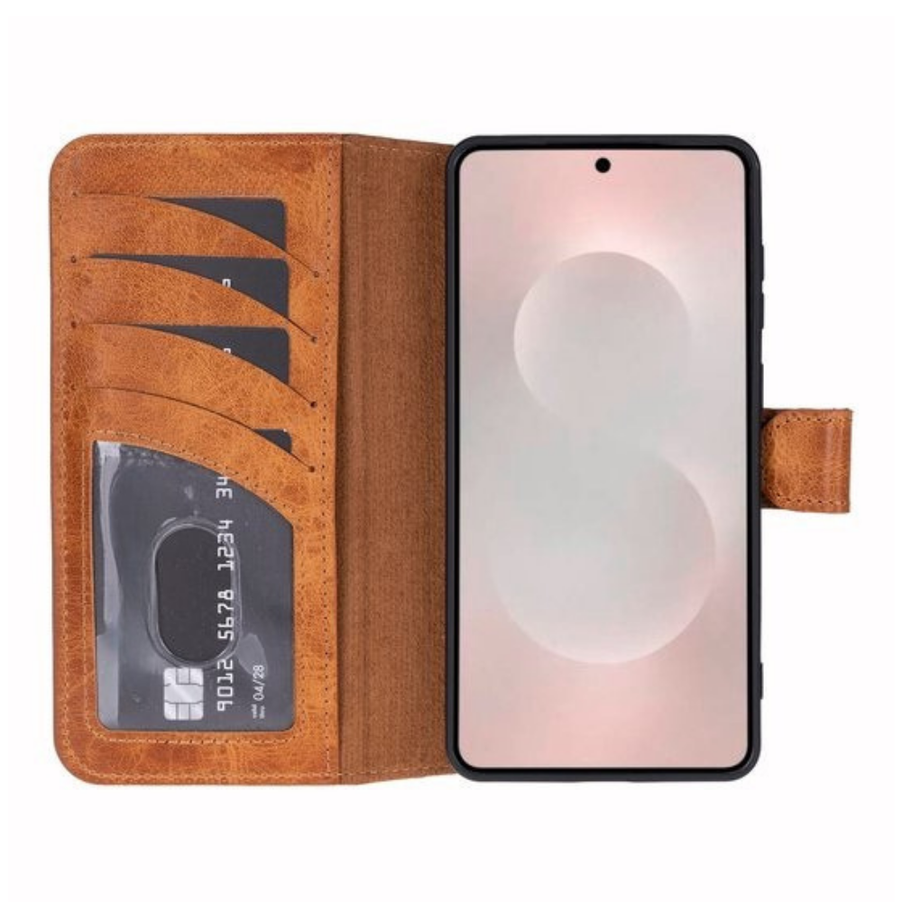Telefoonhoesje Wallet Leer Pasjeshouder Kickstan