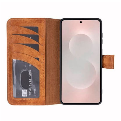 Telefoonhoesje Wallet Leer Pasjeshouder Kickstan