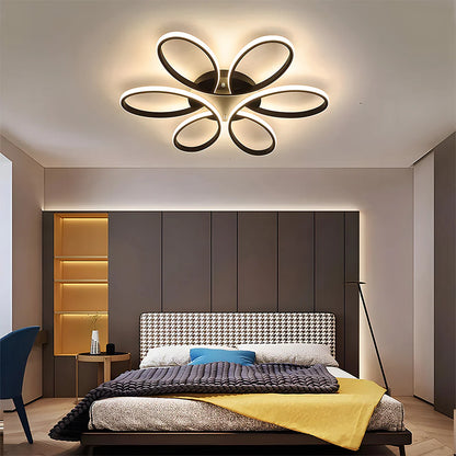 Minimalistische Bloemblaadje Metalen LED Plafondlamp
