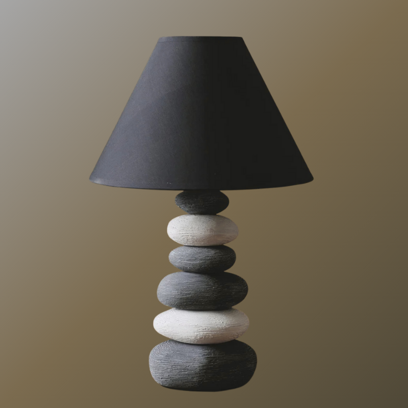 Wabi Sabi-Stijl Bionic Stone Natuurlijke Roest Tafellamp