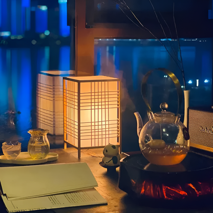 ZenBambu Japanse Handgemaakte Tafellamp