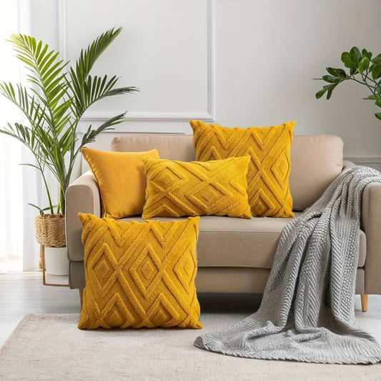 Boho abstracte kussenhoezen 2st