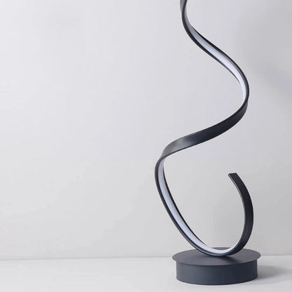 Moderne Creatieve Gedraaide Lijn LED Vloerlamp