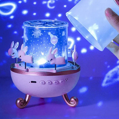 Magische Konijnen LED Nachtlamp Projector