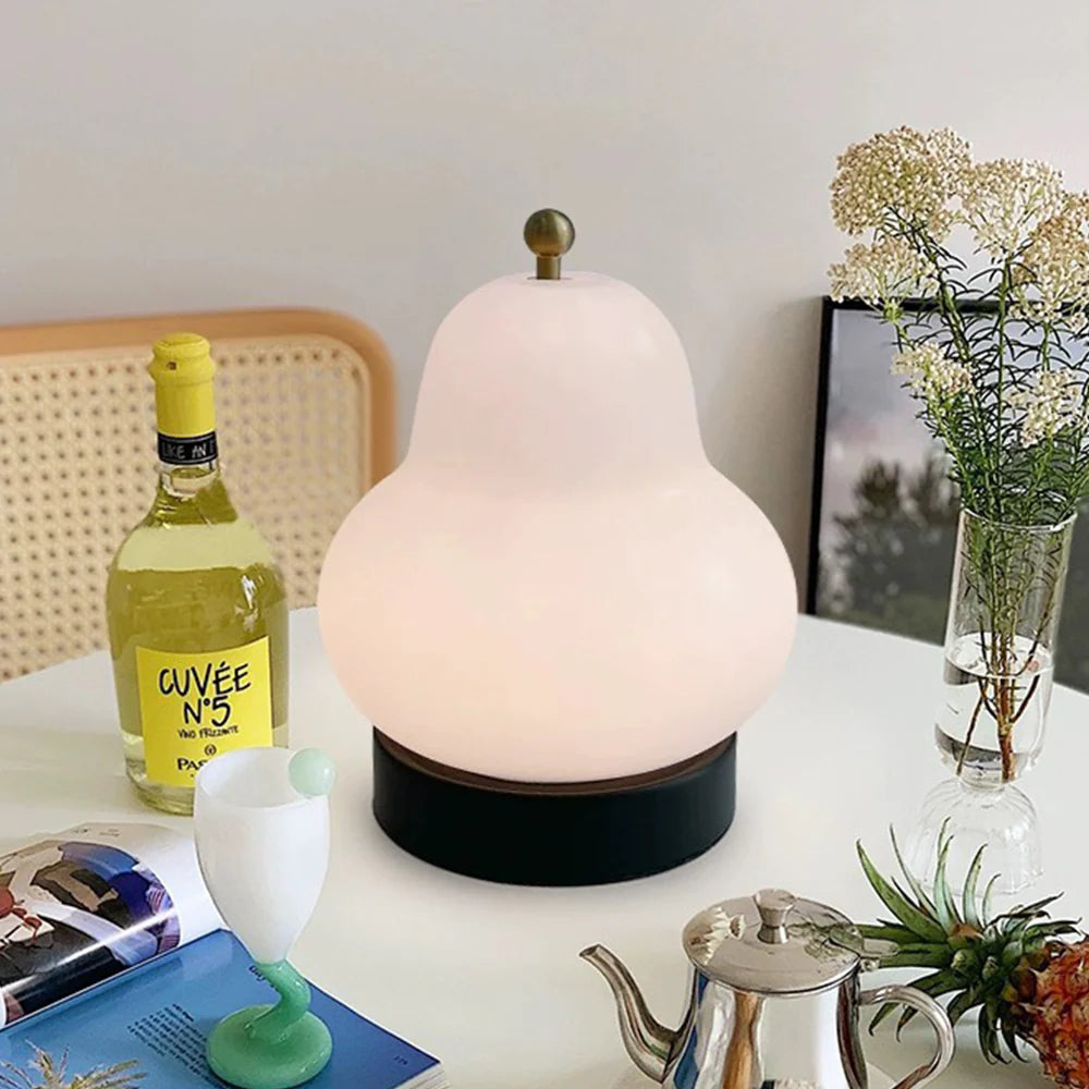 Franse Crème Peer Touch Draagbare Tafellamp