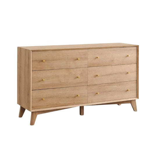 Mid Century Modern 6-Laden Dressoir