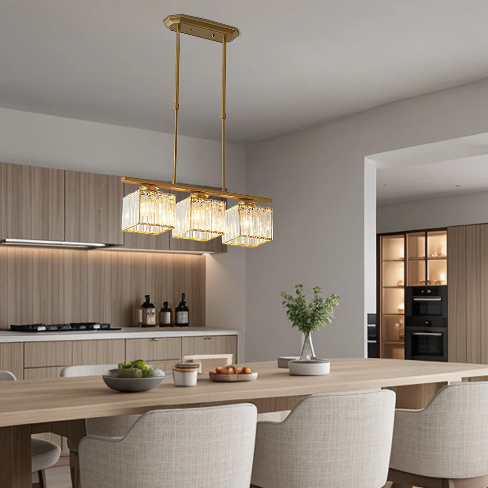 Nordic Glazen Hanglamp met Meerdere Lichtpunten