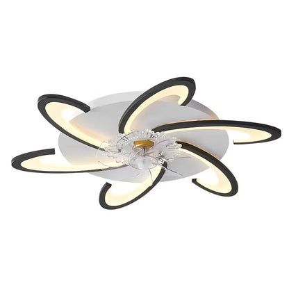Minimalistische Plafondventilator met LED-verlichting