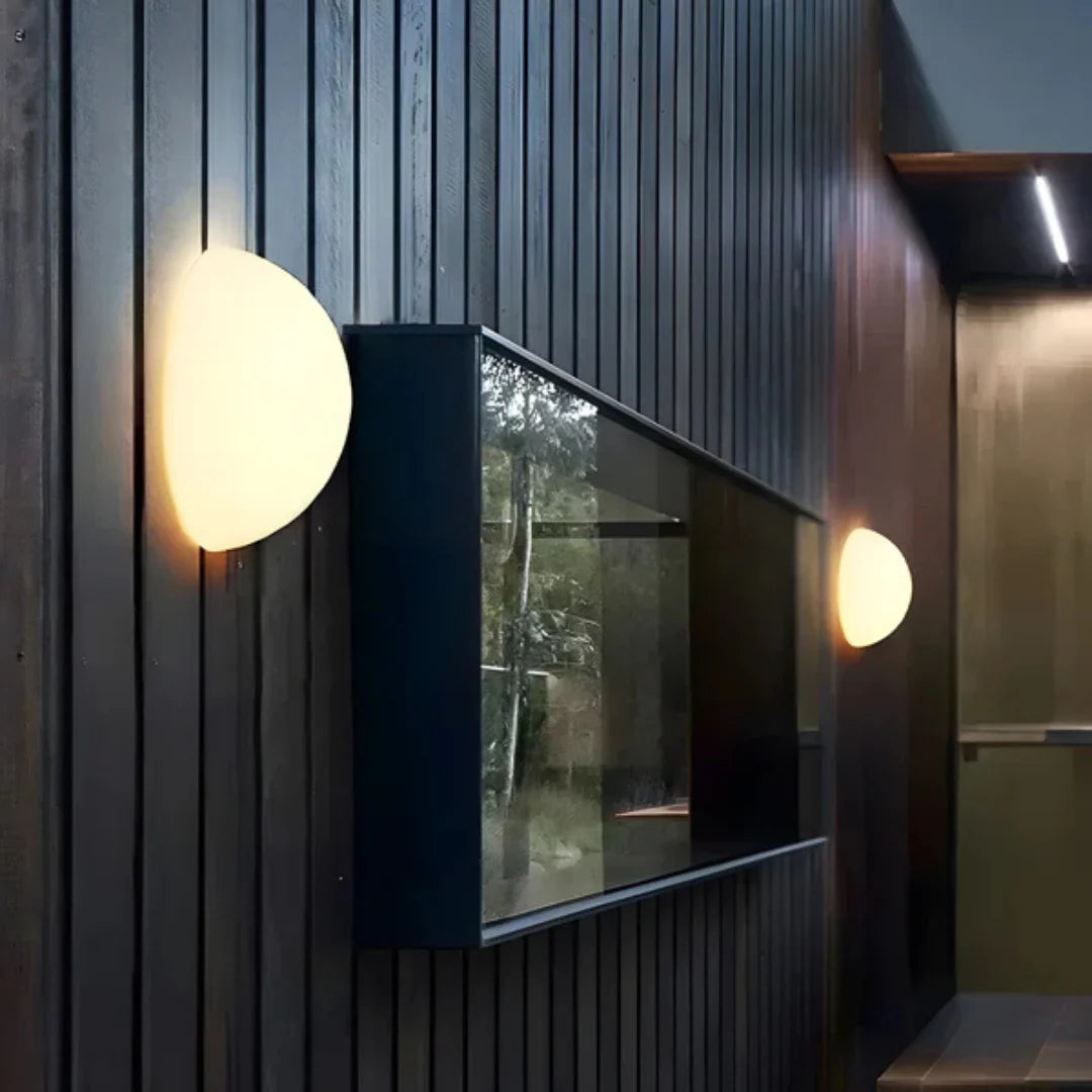 Minimalistisch Halfcirkelvormig LED Wandlamp
