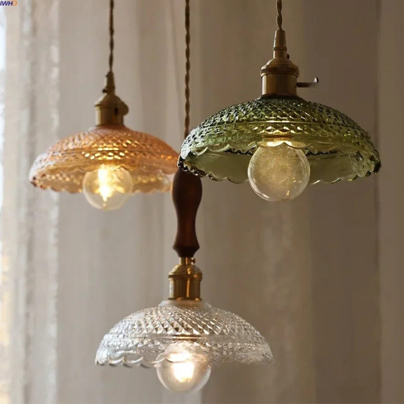 Klassiek Glazen Bloem Hanglamp