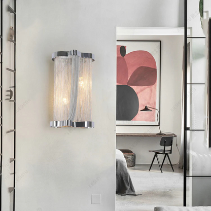 Elegante Aluminium Kwast Wandlamp met Gloed