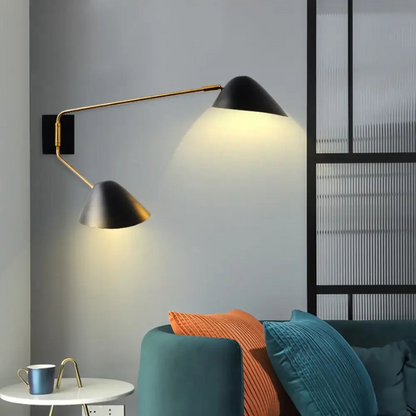 Nordic Light luxe Wandlamp met Twee Lampen