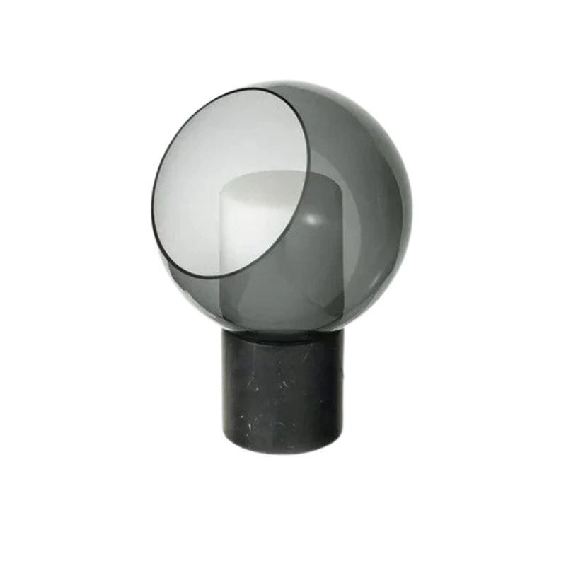 Moderne Glas en Hars Dome Tafellamp