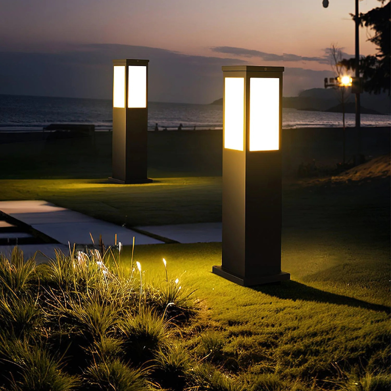 IP65 Vierkant Buitenlamp met Warm LED Licht