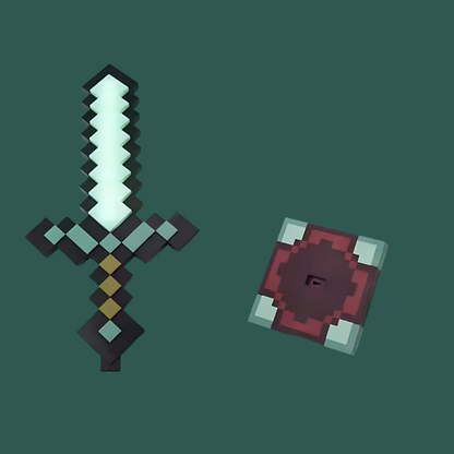 Blockcraft Avontuur Licht Set–Zwaard, Fakkel en Drankje