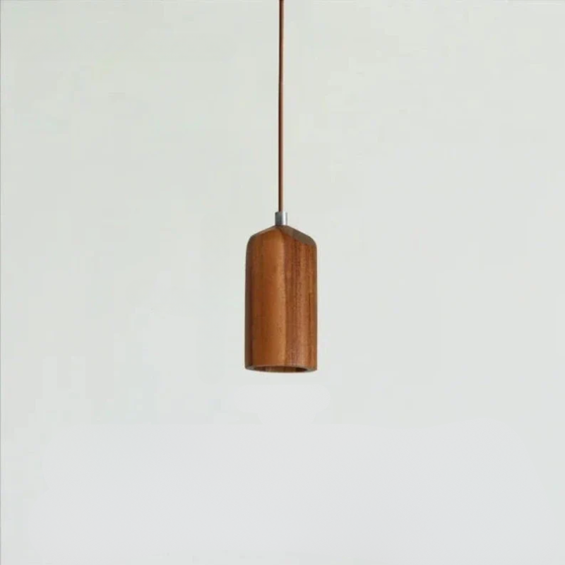 Borealis Glow Scandinavische Houten Hanglamp