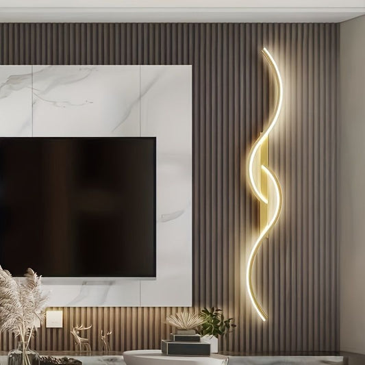 Elegante Geometrische LED Wandlamp met Verstelbare Kleuren