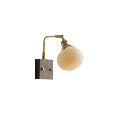 Nordic Scandinavische LED Wandlamp met Houten Accenten