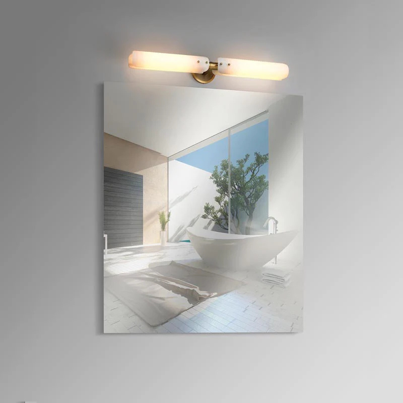 Messing Wandlamp met Matglas voor Schilderijen