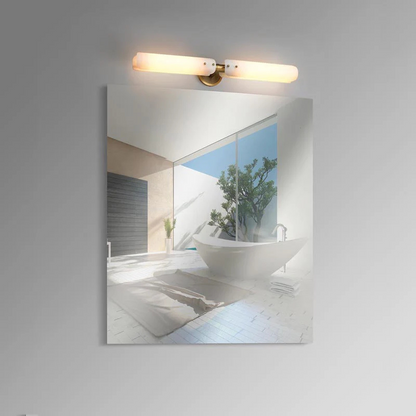 Messing Wandlamp met Matglas voor Schilderijen