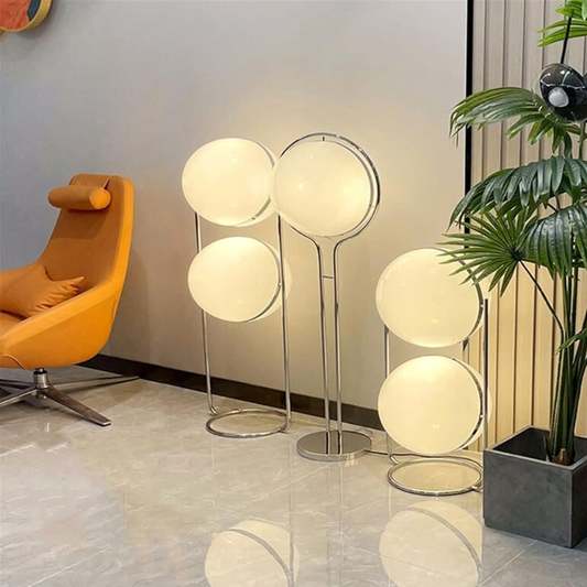 Moderne Bolvormige Glazen Bollen Vloerlamp