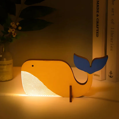 Moderne Houten LED Tafellamp