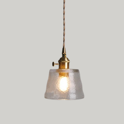 Luxe Tiffany Hanglamp met Walnoothout