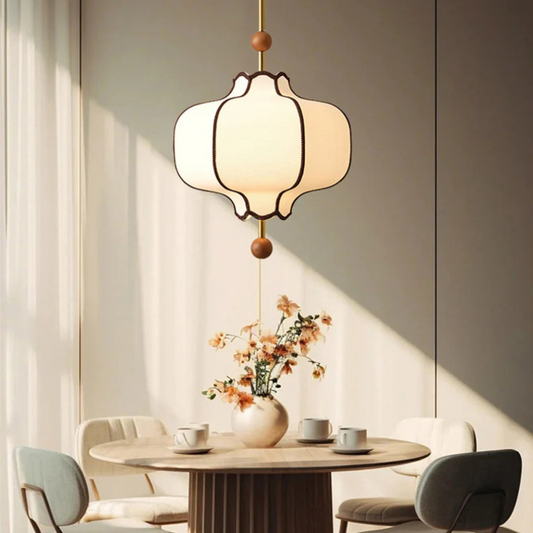 Luxe Lantaarn Stoffen Hanglamp