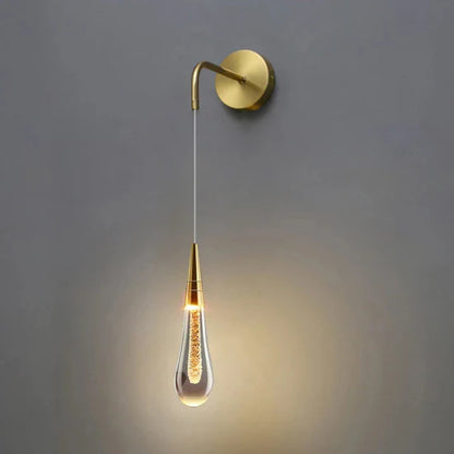CrystalGlow Luxe Warme Sfeerver Wandlamp