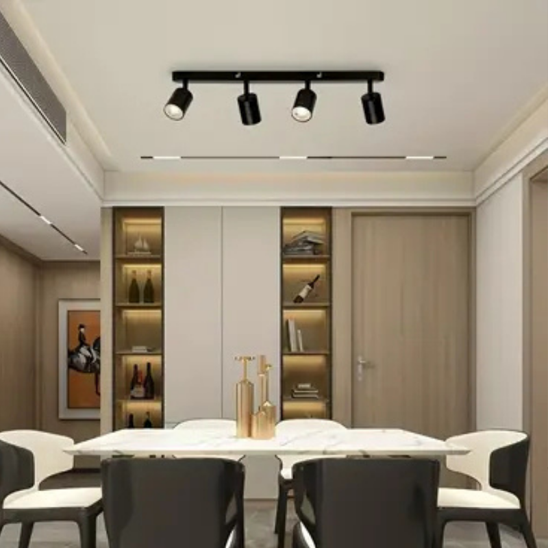 Draaibare 4-Lichts Spot LED Plafondlamp