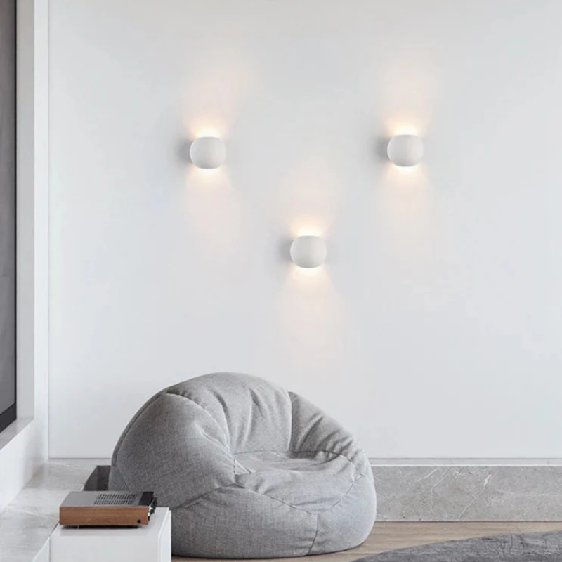 Minimalistische Design Gypsum LED Wandlamp