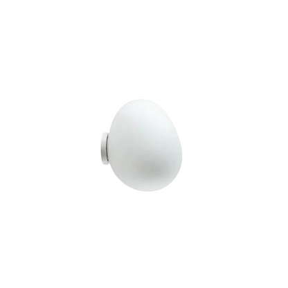 Abby Ovale Glazen Wandlamp met Zachte Gloed
