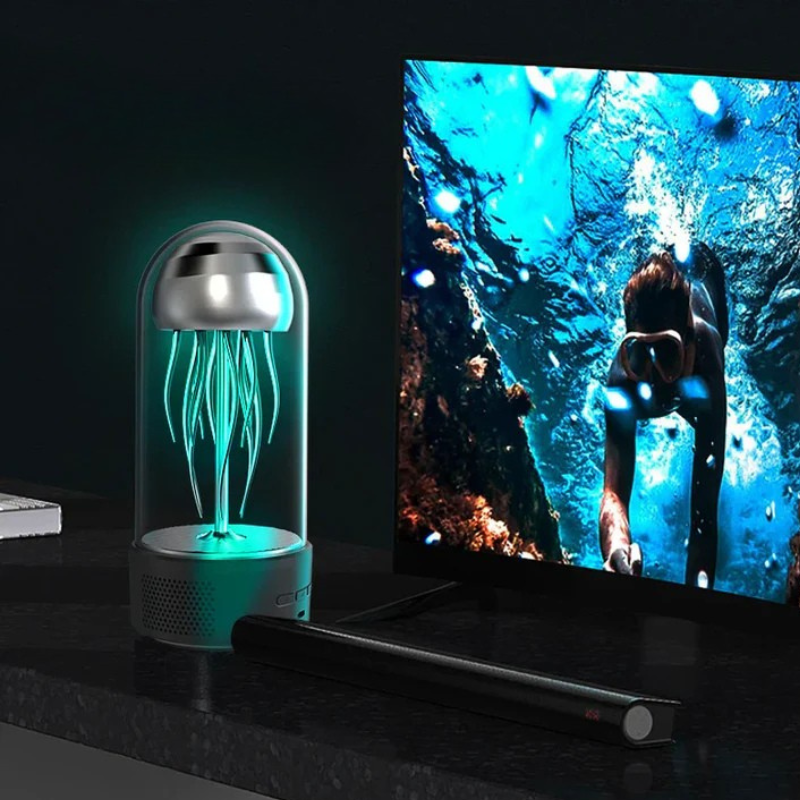 JellyTunes Multifunctioneel Tafellamp, Speaker en Klok