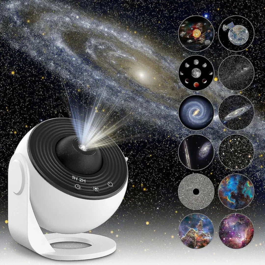 Halo Sterrenhemel Projector LED Tafellamp met 12 Motieven