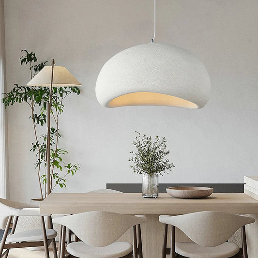 Scandinavische Wabi Sabi Glasvezel Hanglamp