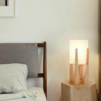 Japanse Stijl Houten Vloer- en Tafellamp
